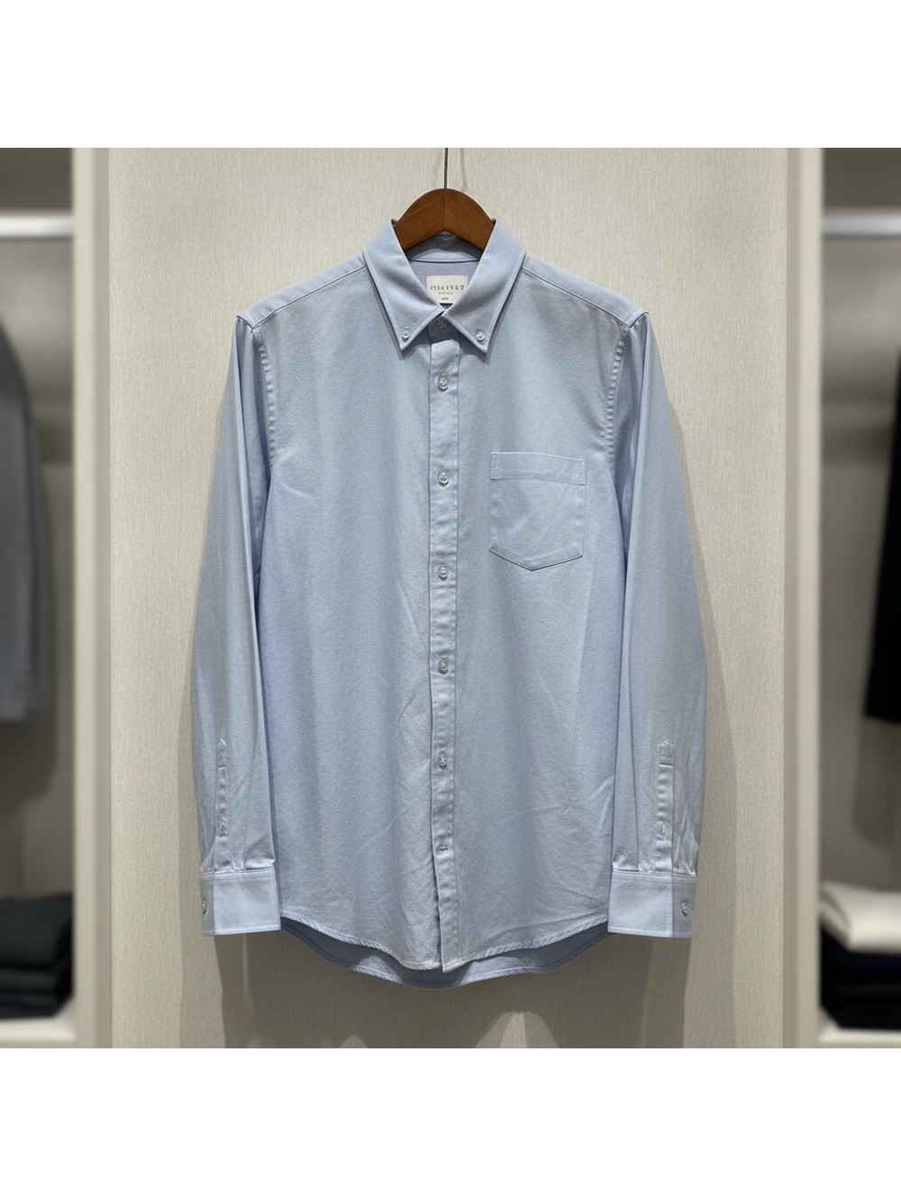 FIVE FOUR Light Blue Button-Up Shirt Size L